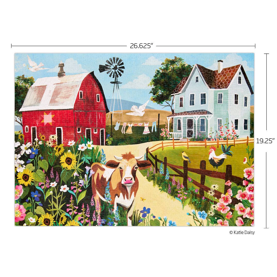 Wildflower Farm 1000 Piece Puzzle, Spring Gift