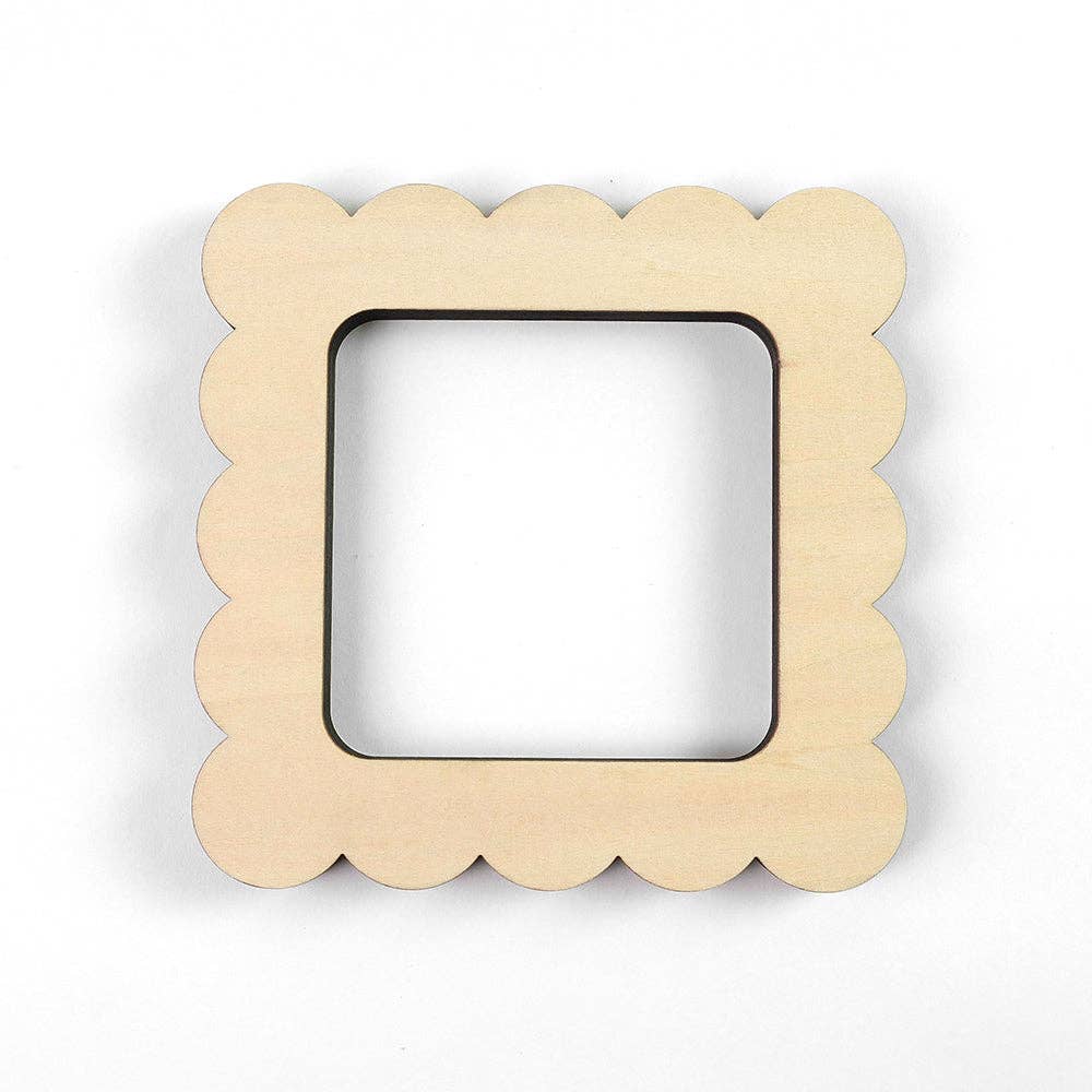 Scallop Square Small Needlepoint Stretcher Frame