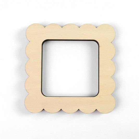 Scallop Square Small Needlepoint Stretcher Frame