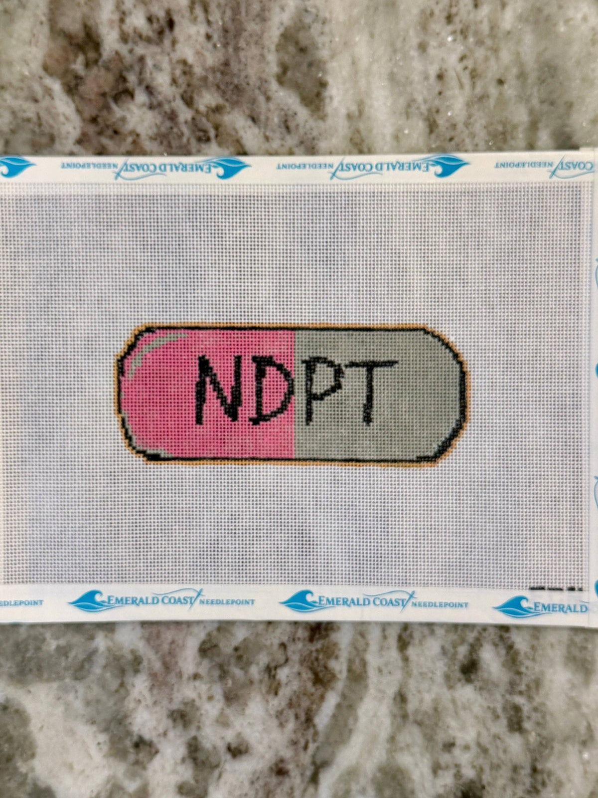 NDPT Pill Capsule Needlepoint Canvas