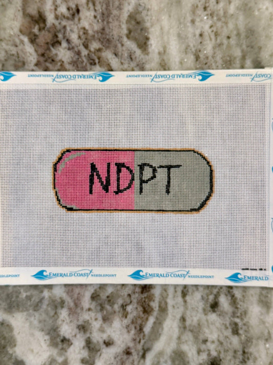 NDPT Pill Capsule Needlepoint Canvas