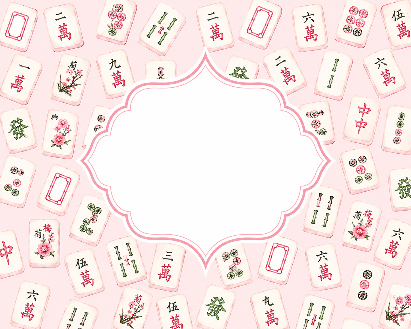 Personalized Mahjong Card Protector