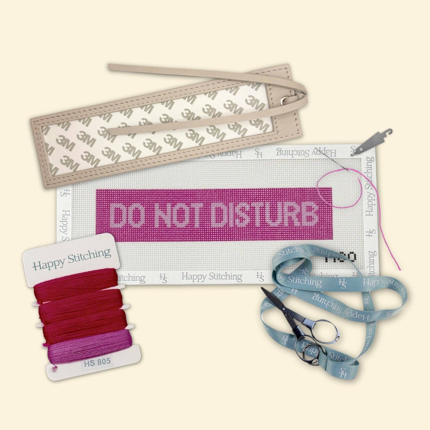 "Do Not Disturb" All-In-One Needlepoint Bookmark Kit