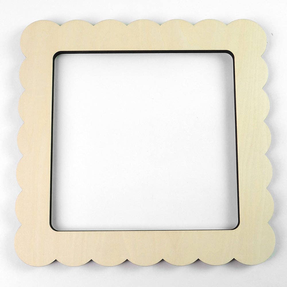 Scallop Square Large Needlepoint Stretcher Frame