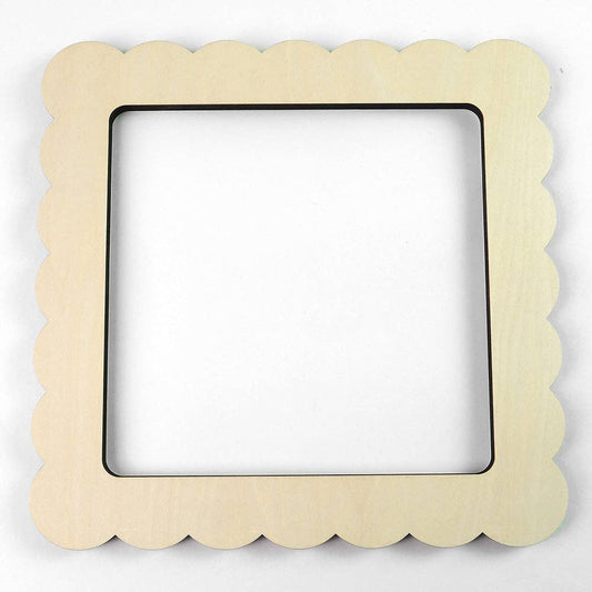 Scallop Square Large Needlepoint Stretcher Frame