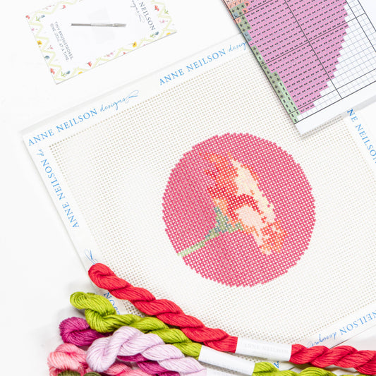 Praise Floral Beginner Needlepoint Kit