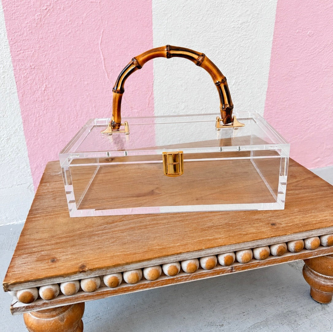 White Lotus - Mahjong Tile Display Case - Bamboo