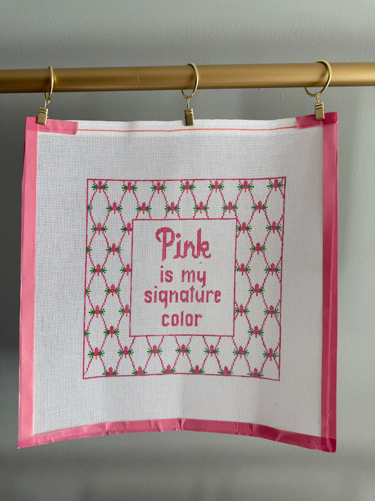 Pink is my Signature Color - Canvas