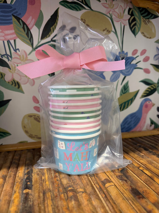 Mahj Party Snack Cups - Set of 10