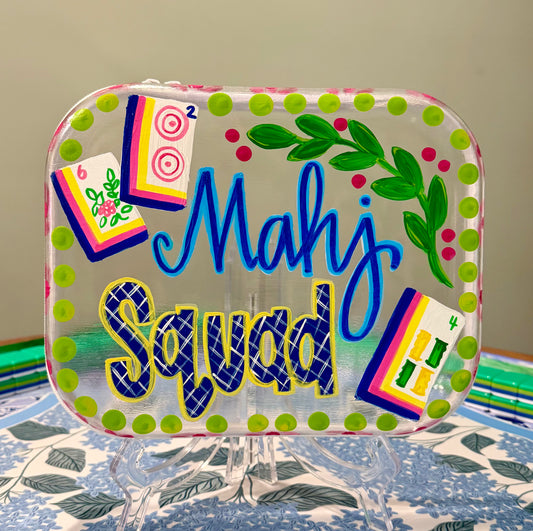 10 in Hand Painted Mahj Accessory Case