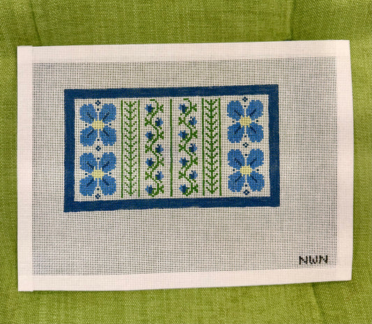 Blue Floral Canvas - Insert