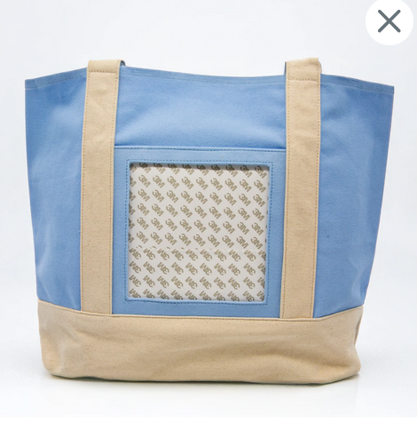 Canvas Tote - Light Blue
