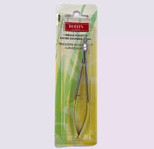 Bohin Curved Tweezers 5 Inch