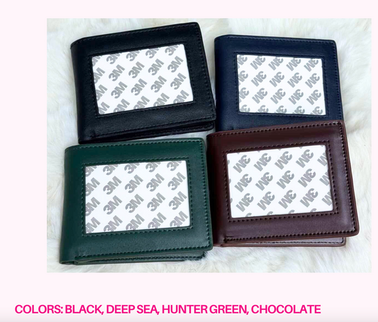 Deep Sea Blue Bifold Wallet