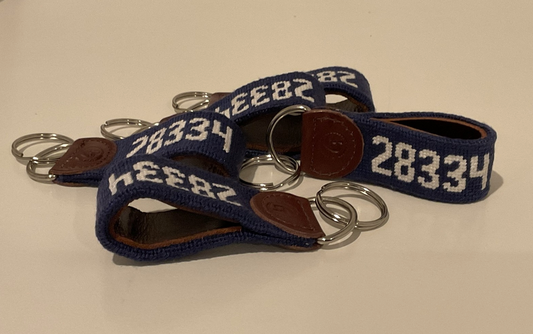 28334 Zip Needlepoint Fob