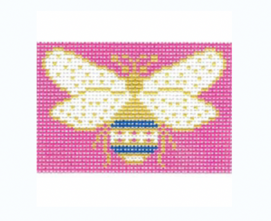 Bee Fushia Background