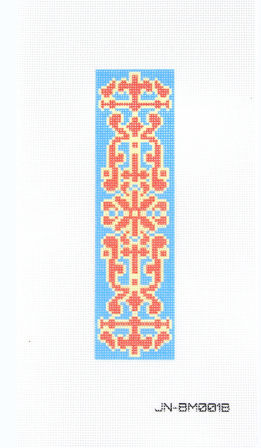 Blue Decorative Bookmark
