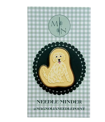 Blonde Doodle / Poodle Needle Minder