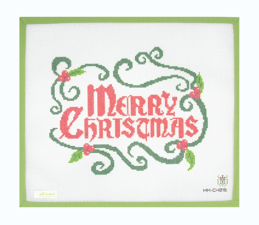 Whimsical Merry Christmas Sign