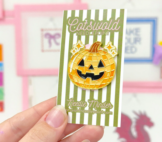 Jack-O'-Lantern Pumpkin Needle Minder