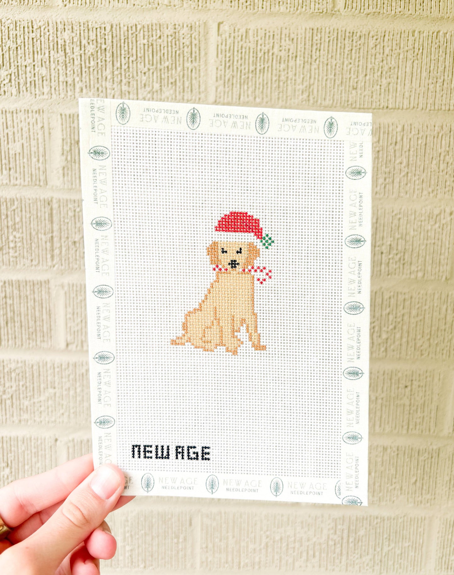 Christmas Golden Retriever Canvas