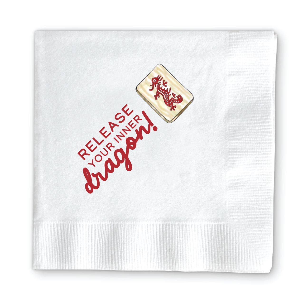 MAHJONG COCKTAIL NAPKINS