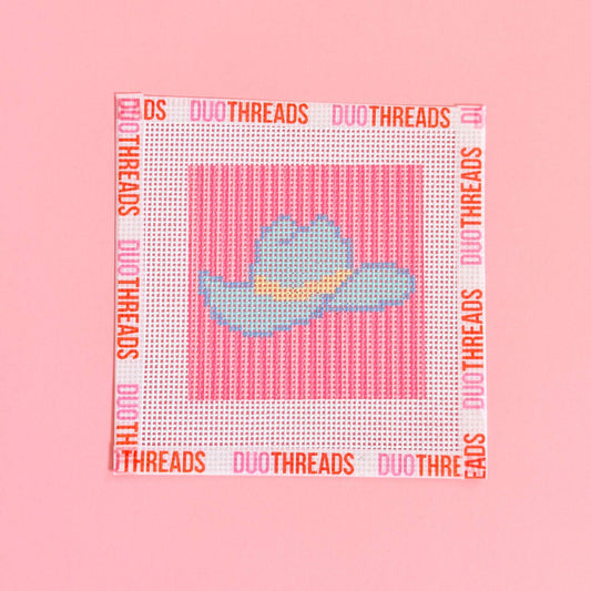 She's a Ten (Gallon) — Cowboy Hat Needlepoint Canvas