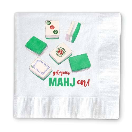MAHJONG COCKTAIL NAPKINS