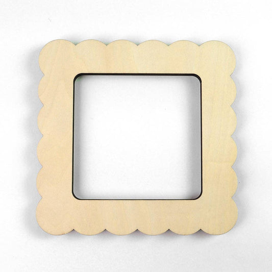 Scallop Square Medium Needlepoint Stretcher Frame