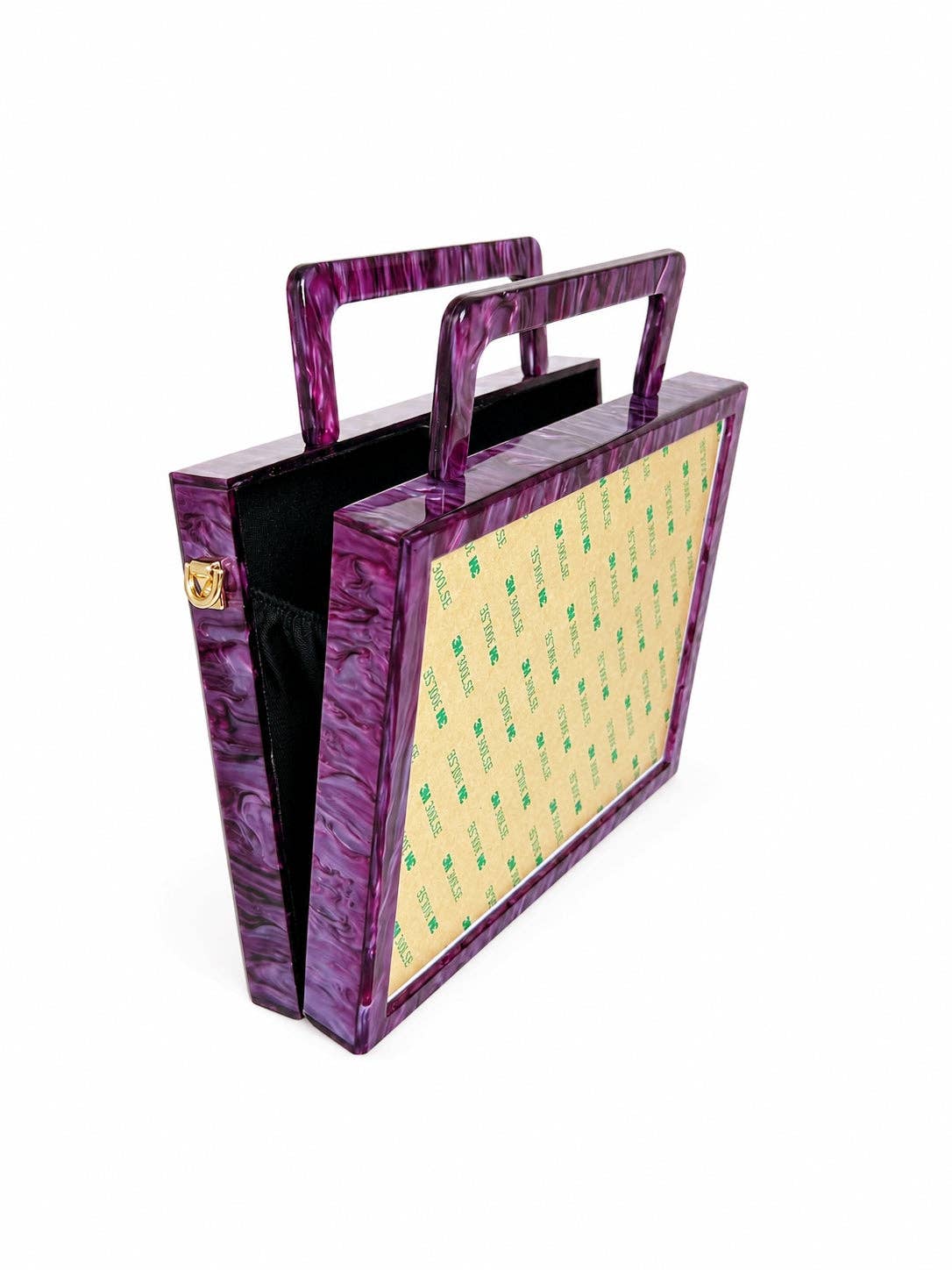 Self Finishing Acrylic Box Clutches
