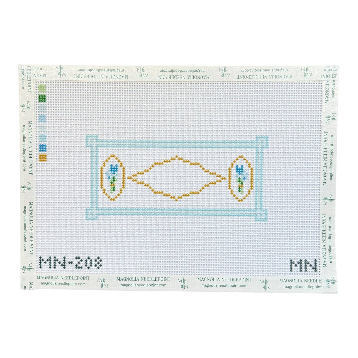 Blue Garden Crest Insert Canvas