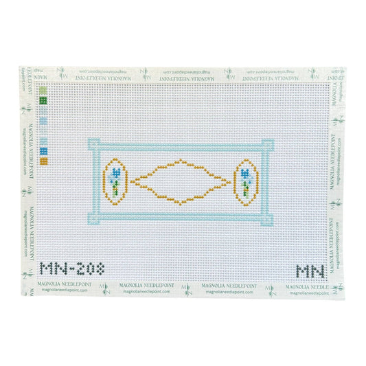 Blue Garden Crest Insert Canvas