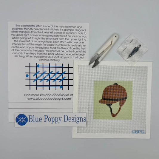 Riding Hat Needlepoint Kit