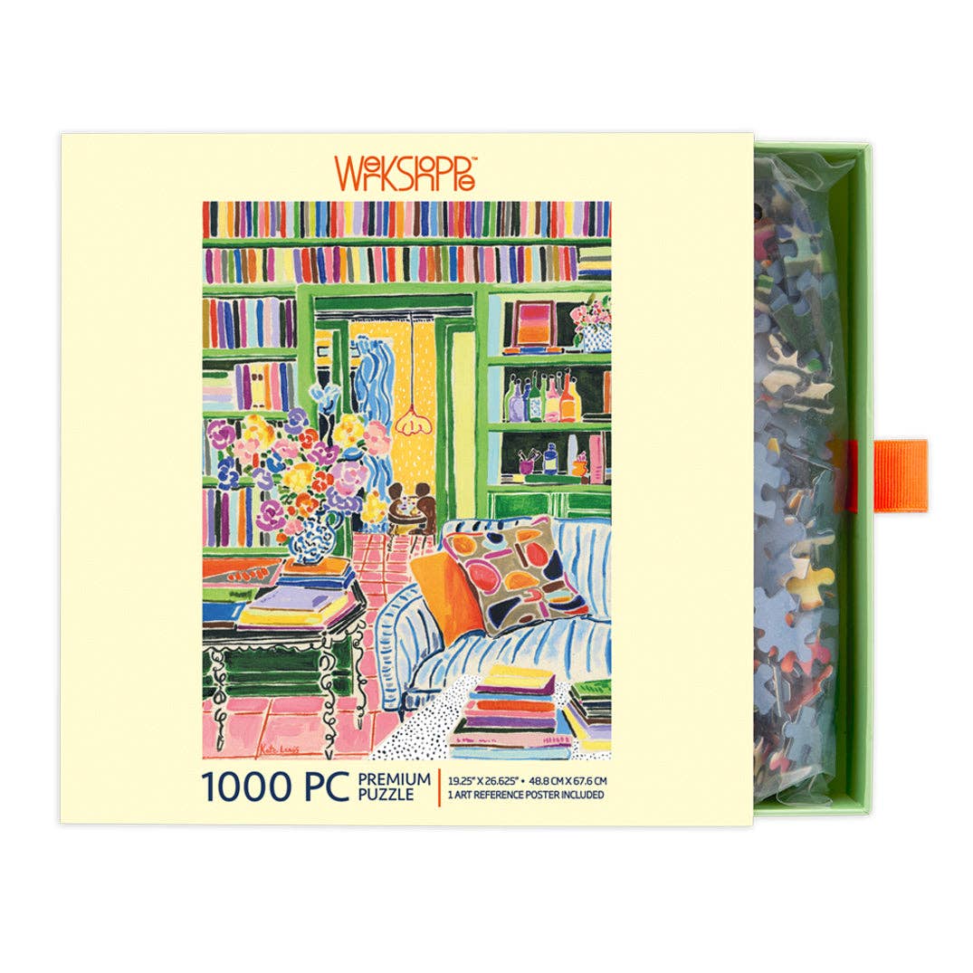 Books & Bouquets 1000 Piece Puzzle, Mother's Day Gift