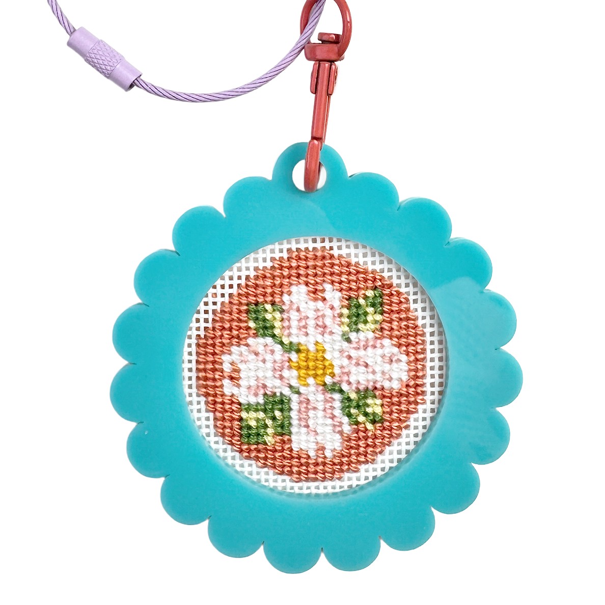 Bag Tag: Small Scallop Round