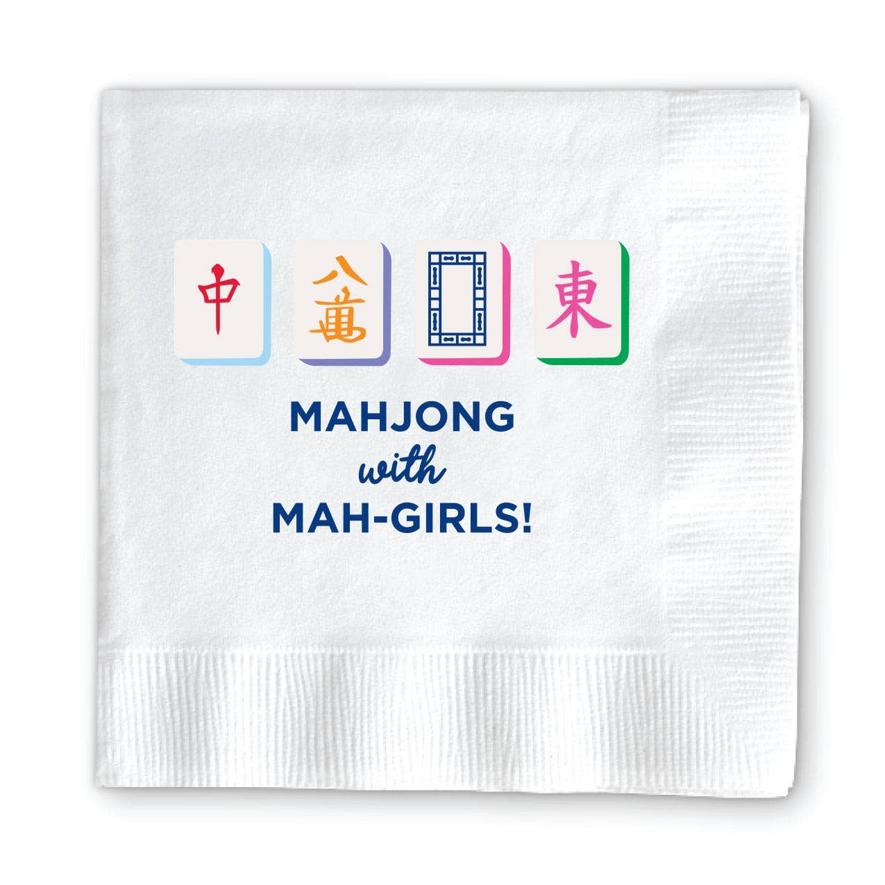MAHJONG COCKTAIL NAPKINS