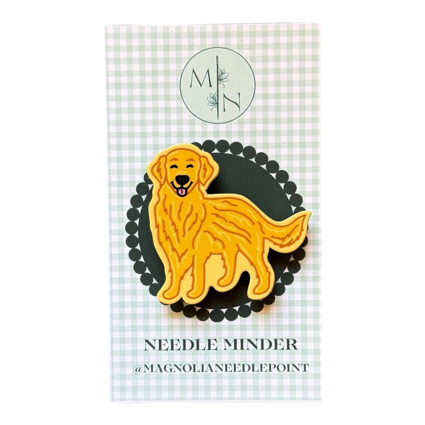 Golden Retriever Dog Needle Minder