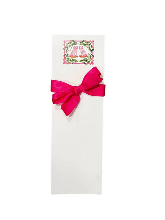 Slim Pad Pink Staffordshires and Bamboo