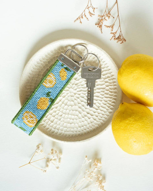 Lemons Key Fob Needlepoint Kit