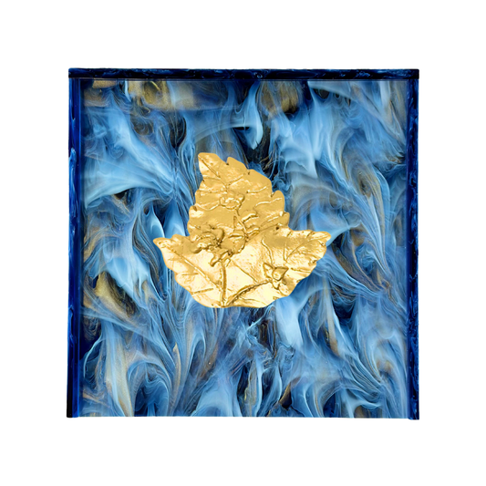 Tobacco Leaf Cocktail Napkin Box