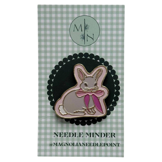 Pink Bow Bunny Needle Minder