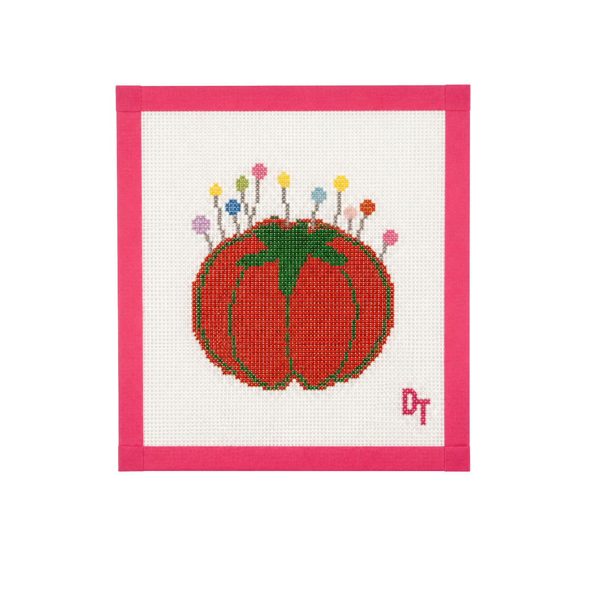 Tomato Pin Cushion Needlepoint Canvas
