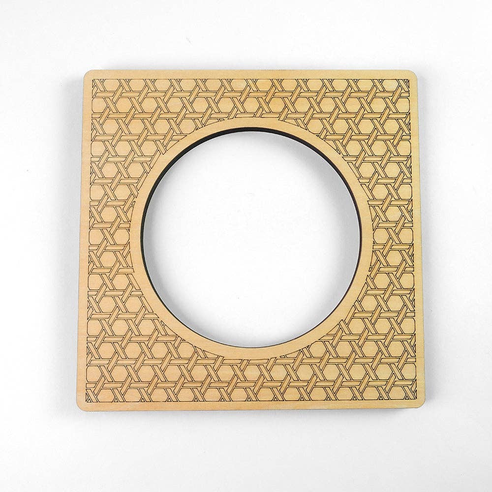 Rattan Square Needlepoint Stretcher Frame