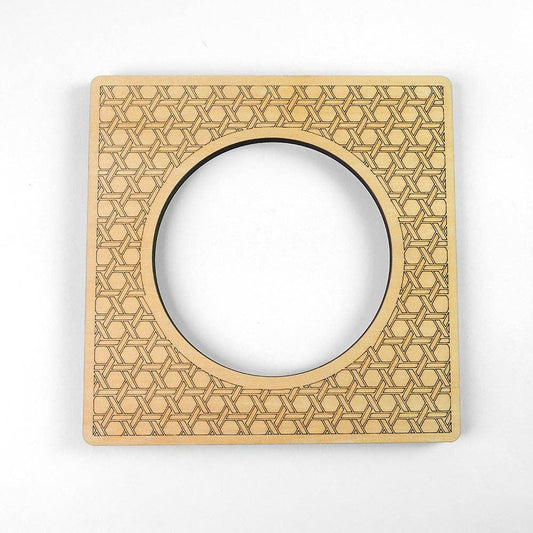 Rattan Square Needlepoint Stretcher Frame