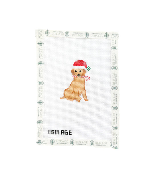 Christmas Golden Retriever Canvas