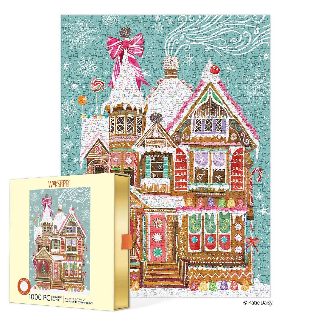 Gingerbread House 1000 Piece Christmas Puzzle