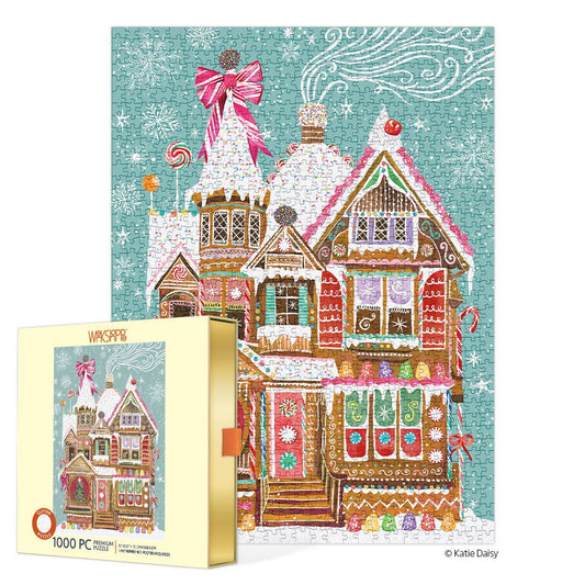 Gingerbread House 1000 Piece Christmas Puzzle