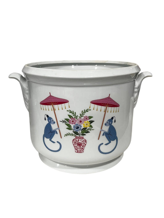 Champange Bucket Monkeys with Parasol