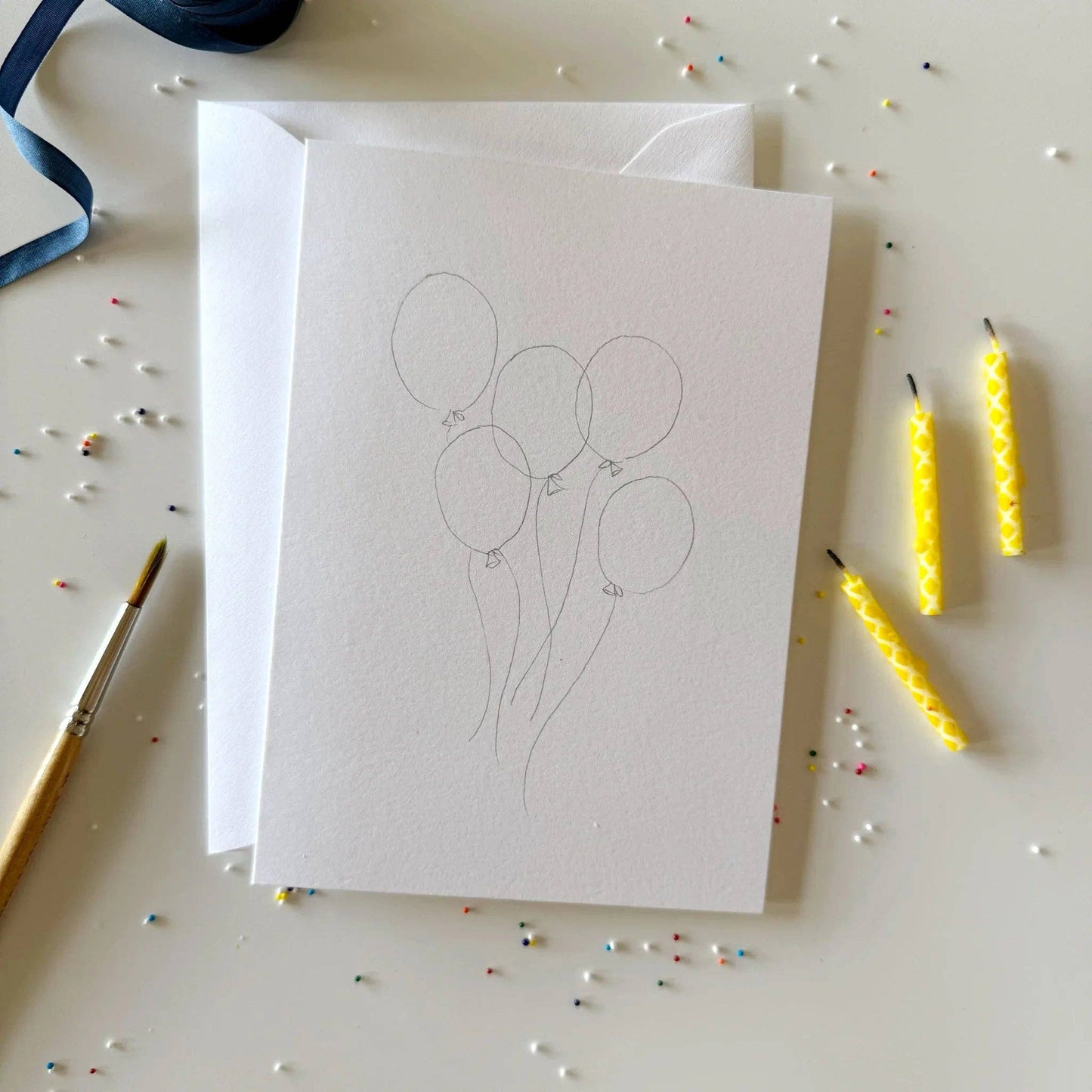 Celebrate paintable watercolor notecard set