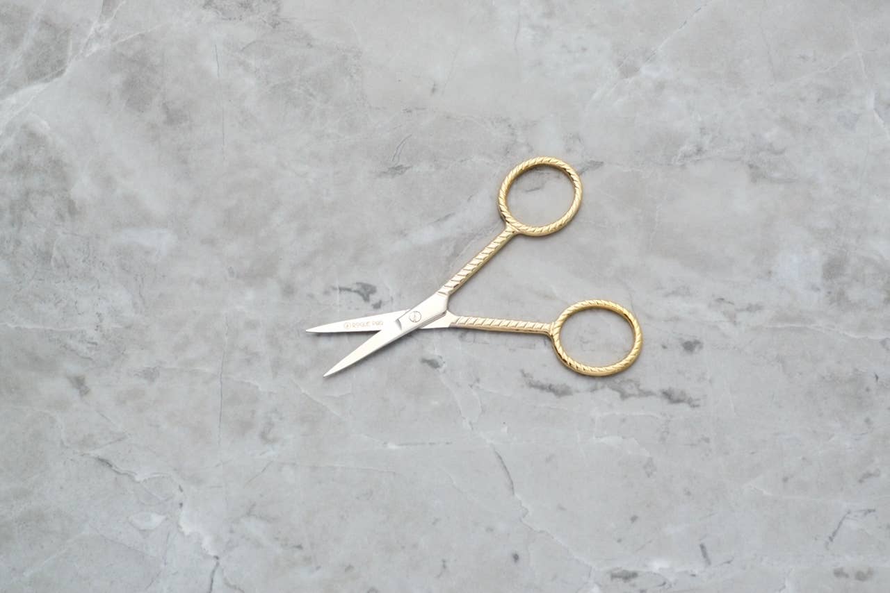 Ribbon Handled Stainless Steel Utility Scissors 4"